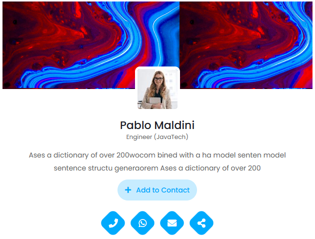 vCard Preview